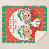 Personnaliser la couverture "Elfes de Noël"/Moyen (Devant (Horizontal))