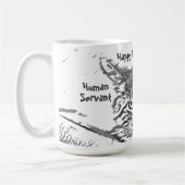 Personnaliser la Fête des pères de chat Mug (Gauche)