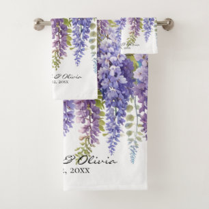 Personnaliser la glycine de l'aquarelle violette f