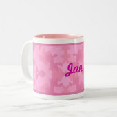 Personnaliser la Mug Camouflage Rose (Devant gauche)