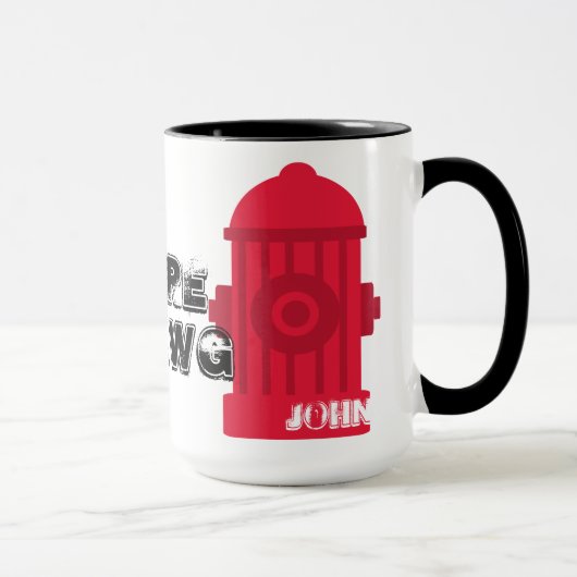 Personnaliser la Mug Ringer de Dawg Fire (Droite)
