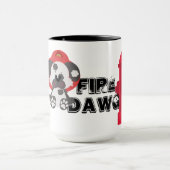 Personnaliser la Mug Ringer de Dawg Fire (Centre)