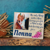 Personnaliser La Seule Chose Mieux Nonna Plaque (Côté)