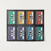 Personnaliser la tapisserie Étiquette Mixtape (Devant (Horizontal))