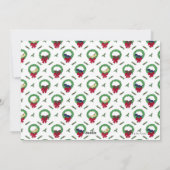 Personnaliser Lab Puppy Wreath Simple Modèle photo (Dos)