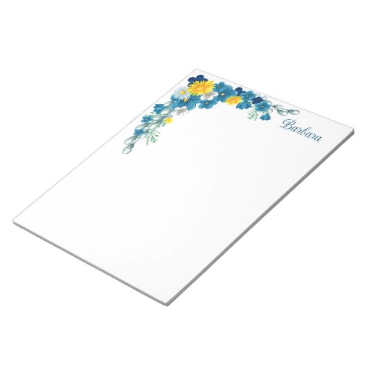 Personnaliser le Bloc-notes floral (Incliné)
