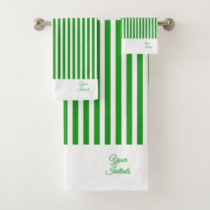 Personnaliser le cadeau Mariage Vert rayé