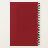Personnaliser le Carnet de la spirale rouge du coe (Verso)