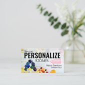 Personnaliser le Carte de visite de pierres (Debout devant)