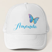 Personnaliser le Casquette papillon bleu (Devant)