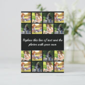 Personnaliser le collage photo et la carte RSVP te (Debout devant)