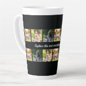 Personnaliser le collage photo et la mug en latte (Angle gauche)
