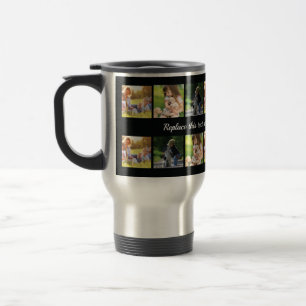 Personnaliser le collage photo et la tasse de voya