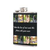 Personnaliser le collage photo et le flacon de tex (Gauche)