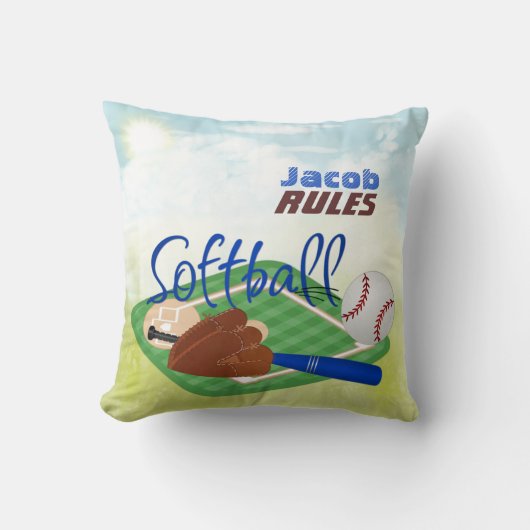 Personnaliser le Coussin de softball (Recto)