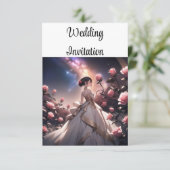 Personnaliser le Faire-part de mariage élégant per (Debout devant)