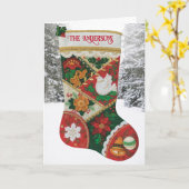 Personnaliser le nom de famille Carte de stockage (Fleur jaune)