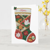 Personnaliser le nom de l'enfant Carte de stockage (Fleur jaune)