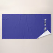 Personnaliser le nom de l'équipe Deep Blue (Serviette de bain)