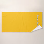 Personnaliser le nom de l'équipe Jaune (Serviette de bain)