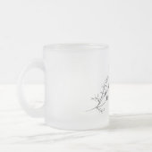 Personnaliser le nom Floral Frosted Mug (Gauche)