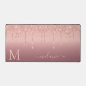 Personnaliser le nom Lettre Rose Gold Parties scin (Recto)