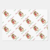 Personnaliser le nom Noël Arbre Papier cloches (Devant)