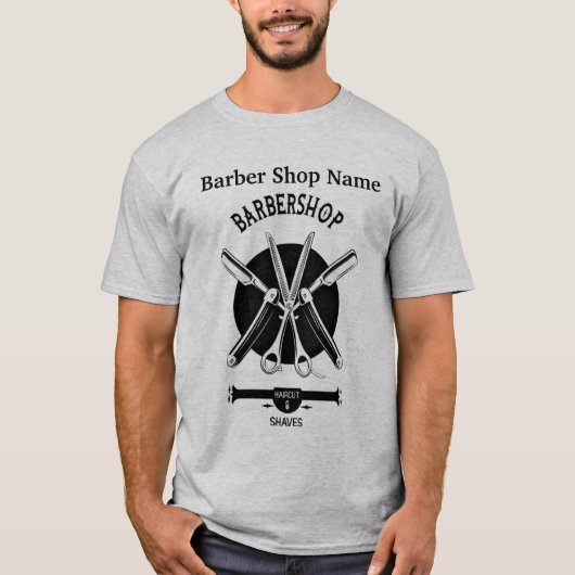 Personnaliser le T-shirt Barber (Devant)