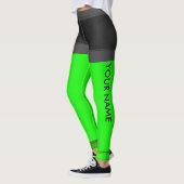 Personnaliser Leggings Neon Green Running Pants (Gauche)