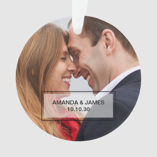 Personnaliser l'enregistrement de la date Fiançail (devant)