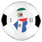 Personnaliser les coeurs du drapeau mexicain salva (Tourné)