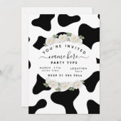 Personnaliser les invitations à imprimer des empre (Devant / Derrière)