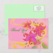 Personnaliser les jolies fleurs carte postale (Devant / Derrière)