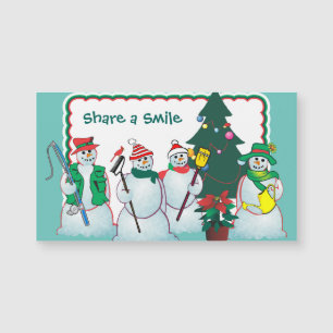 personnaliser les magnets de snowmen