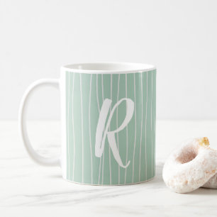 Personnaliser les Mugs Monogrammes Moderne Bambou 