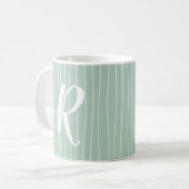 Personnaliser les Mugs Monogrammes Moderne Bambou  (Devant gauche)