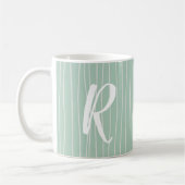Personnaliser les Mugs Monogrammes Moderne Bambou  (Gauche)