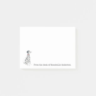 Personnaliser les post-it de Darling Dalmatian