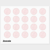 Personnaliser les Stickers Mariage Monogram White (Feuille)