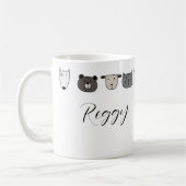 Personnaliser les tasses - Visages d'animaux (Gauche)