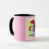 Personnaliser Lt Rose Glare Fun Mug (Devant gauche)