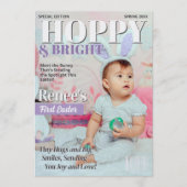 Personnaliser ma première carte de Pâques, carte d (Devant)