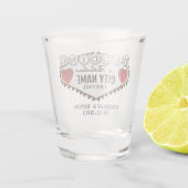 Personnaliser Mariage - Style Vegas - Verre rouge (Dos)