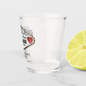 Personnaliser Mariage - Style Vegas - Verre rouge (Droite)