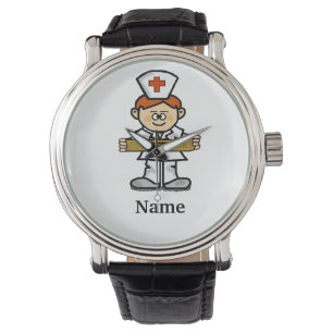 Personnaliser masculine dirigée rouge de montre