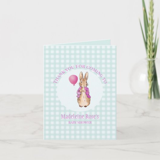 Personnaliser Merci lapin Classique (Devant)
