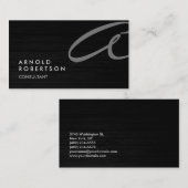 Personnaliser mignonne Texte gris Carte de visite  (Devant / Derrière)