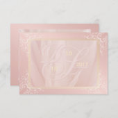 Personnaliser Monogram RSVP (Devant / Derrière)