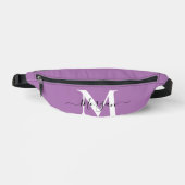 Personnaliser Monogramme Nom initial Lavender Purp (Recto)