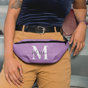 Personnaliser Monogramme Nom initial Lavender Purp